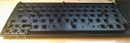 Keyboard front plate